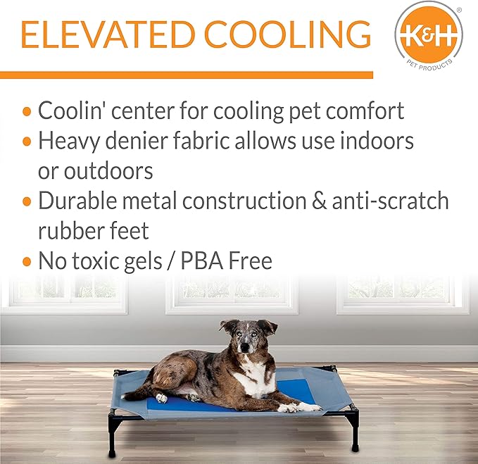 K&H Pet Products Coolin' Pet Cot 30 X 42 X 7 Inches