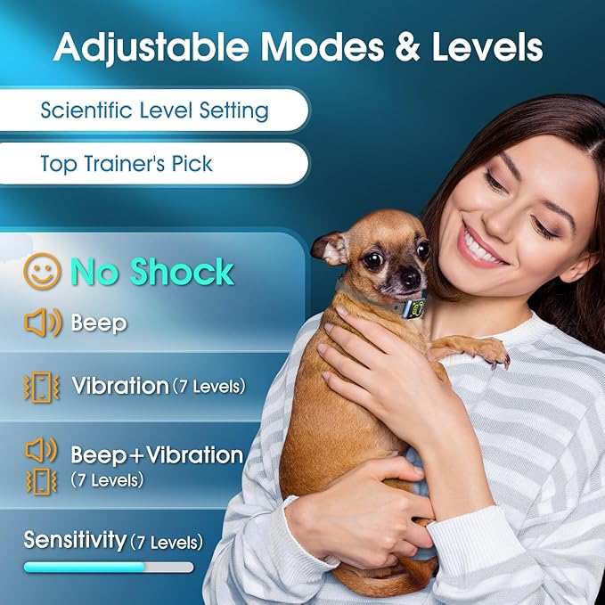 Dog Bark Collar 7 Sensitivity,