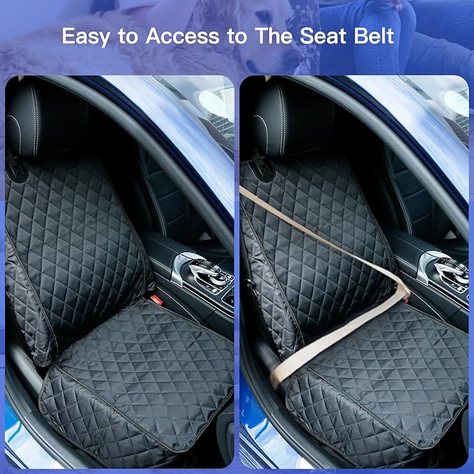 PETICON Waterproof Front Seat Car Cover 2 Pack