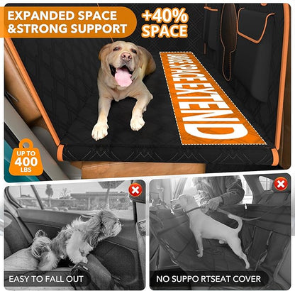 Back Seat Extender for Dogs 400LB Foldable