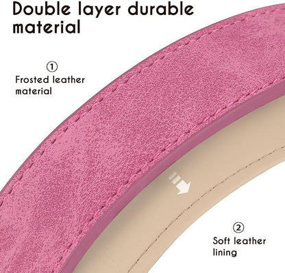 Didog Soft Padded Leather Dog Collar