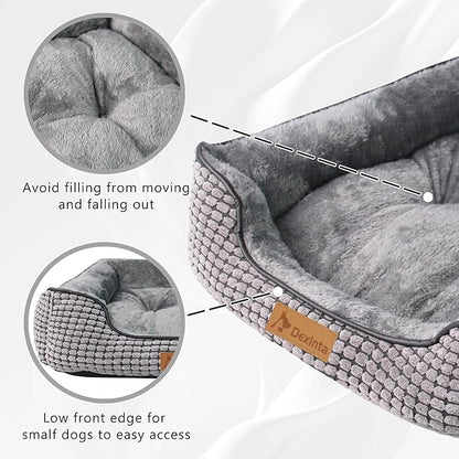 Dog Bed for Small Dogs Cat，20×19x6, Gray
