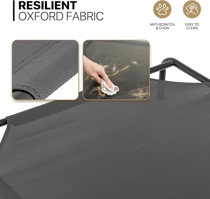 MoNiBloom Elevated Dog Bed for Large Dogs 54 Inches