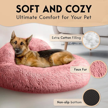 PetJett Calming Dog Bed 36'' Fits 100 lbs