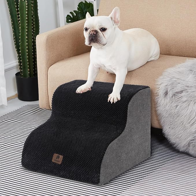 Pettycare Dog Stairs Ramp for High Beds and Couch 2 Steps,