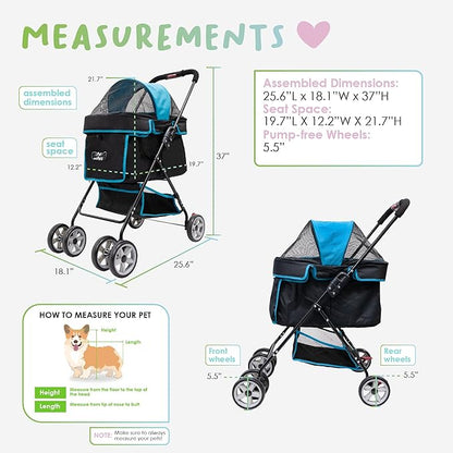 Swift Pet Stroller 45LBS