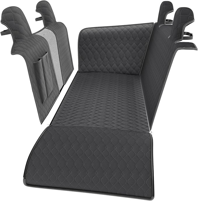 RUIANTE Compatible with Dog Car Seat Cover Protector 2017-2022 (Black)