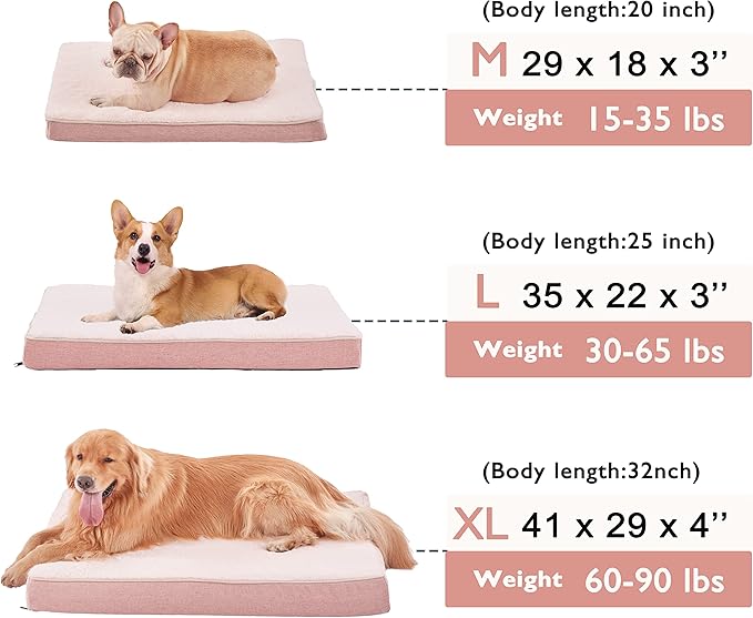 Memory Foam Orthopedic Large Dog Bed
