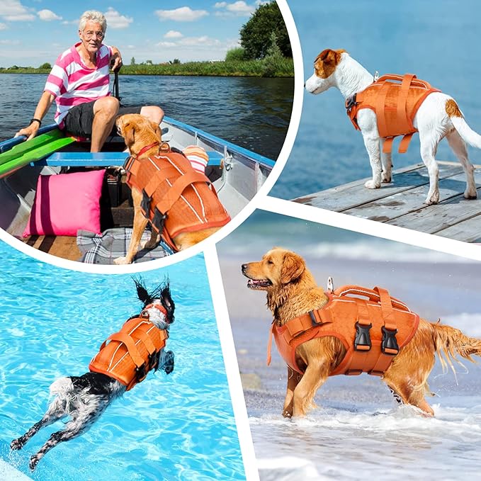 Kuoser Dog Life Jacket High Flotation