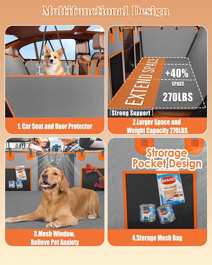 Back Seat Extender for Dogs