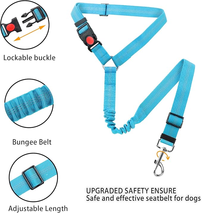 YAODHAOD Dog Seat Belts