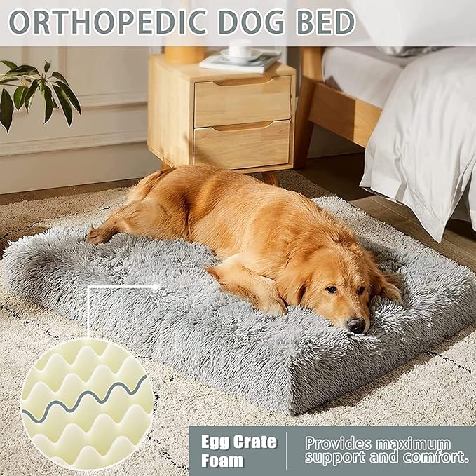 MIHIKK Extra Large Dog Bed 47x29 inch,