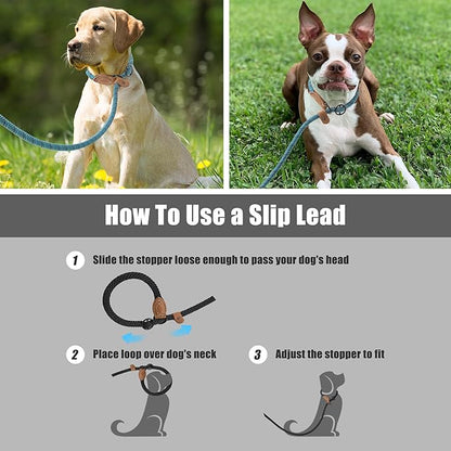 Mile High Life Slip Leads for Dogs 6 Feet