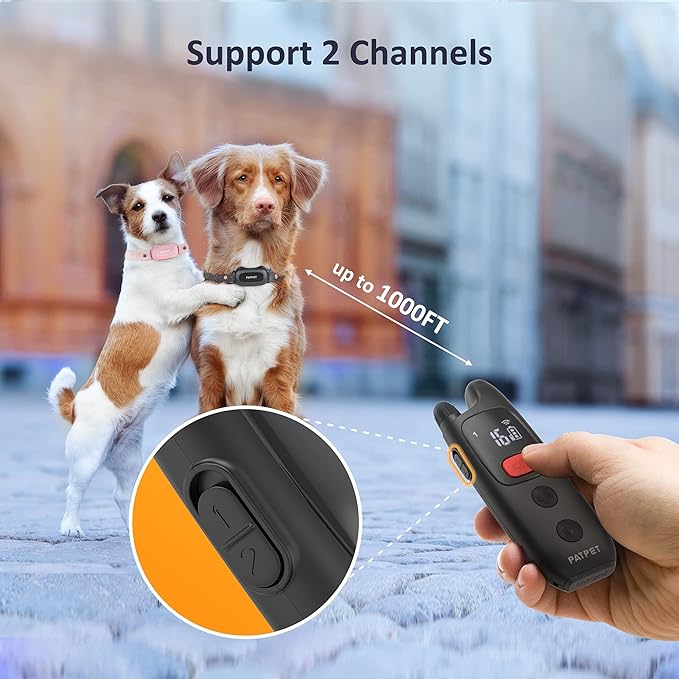 PATPET Dog Shock Collar with Remote 16 Static