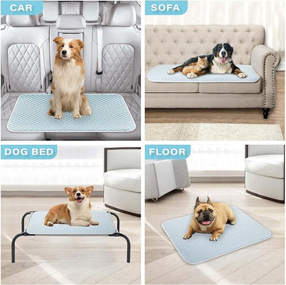 MICROCOSMOS Pet Cooling Mat & Sleeping Pad- Breathable Bubble Surface