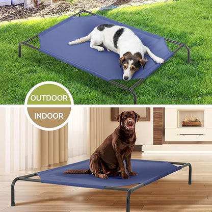 MoNiBloom Elevated Dog Bed for Large Dogs 54 Inches