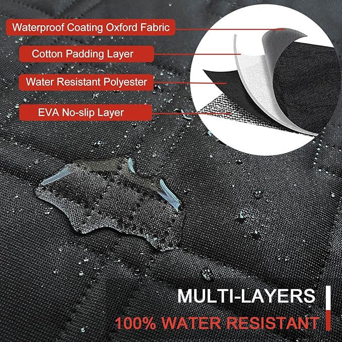 for Cybertruck Dog Car Seat Cover 2nd Row 2023 2024