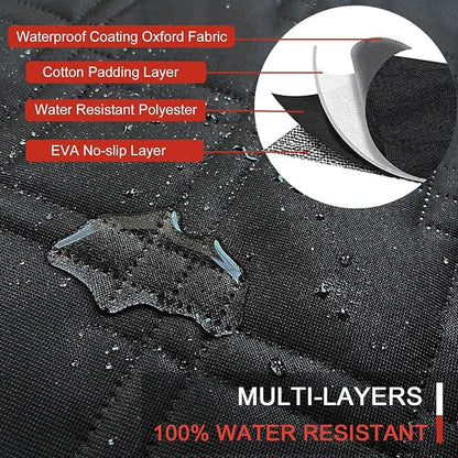 for Cybertruck Dog Car Seat Cover 2nd Row 2023 2024