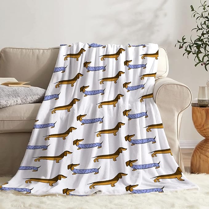 Dachshund Dog Blankets Puppy Blanket 50x40 in