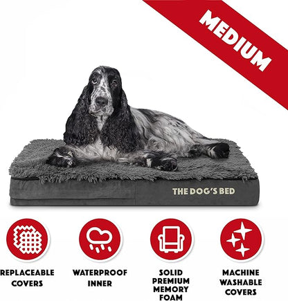The Dog’s Bed Orthopedic Memory Foam Dog Bed 34x22, Pain