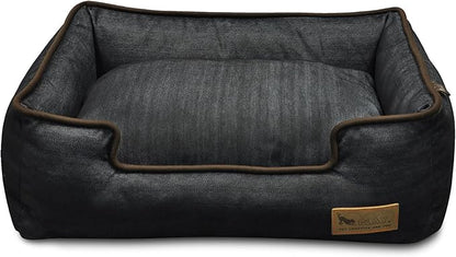 P.L.A.Y. Pet Lifestyle and You Denim Brown Lounge Bed for Dogs