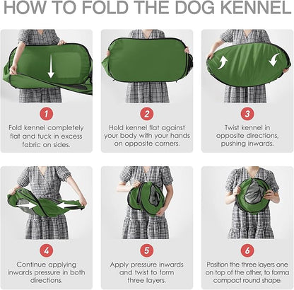 Love's cabin Pop Up Kennel 36in Large