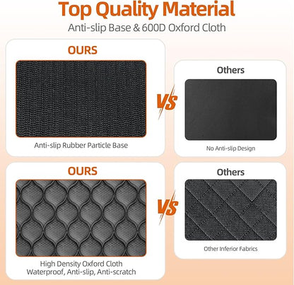 Dog Car Seat Cover for Back Seat 100% Waterproof