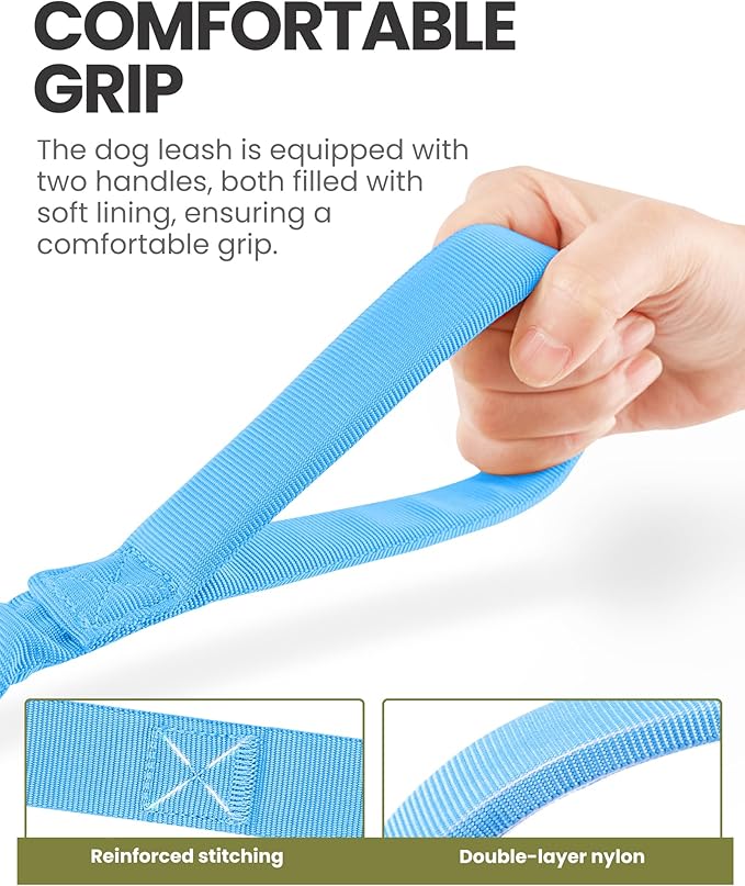 OutdoorMaster Bungee Dog Leash 2 Padded 4FT)