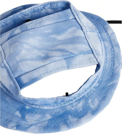 Generic Tie Dye Dog Hat with Ear Hole