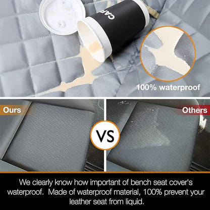 iBuddy Bench Dog Car Seat Cover for Car/SUV/Small Truck