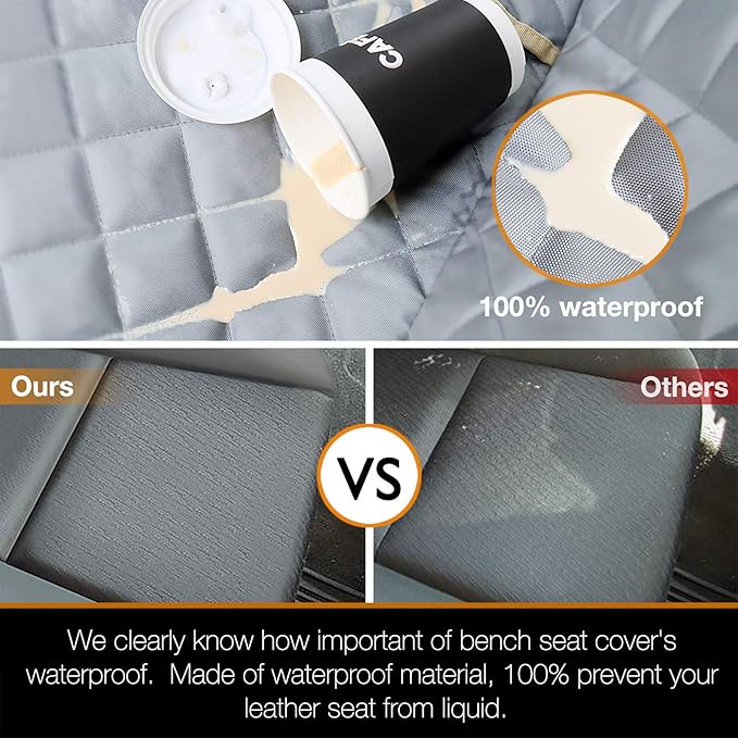 iBuddy Bench Dog Seat Cover for Truck Waterproof