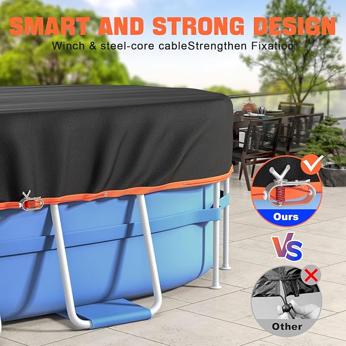 18x34 Ft Rectangular Pool Cover