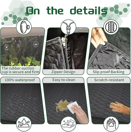 Bilisin Dog Car Seat Cover with Mesh Window 2019-2024 for