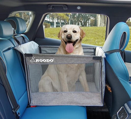 ROODO Dog Car Seat for Large Medium Dogs