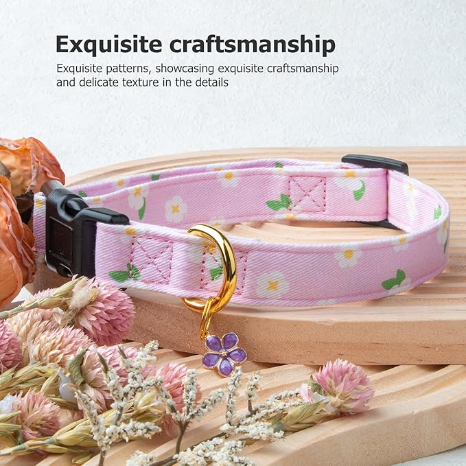 Cotton Handmade Dog Collar Cute and Distinctive Patterns
