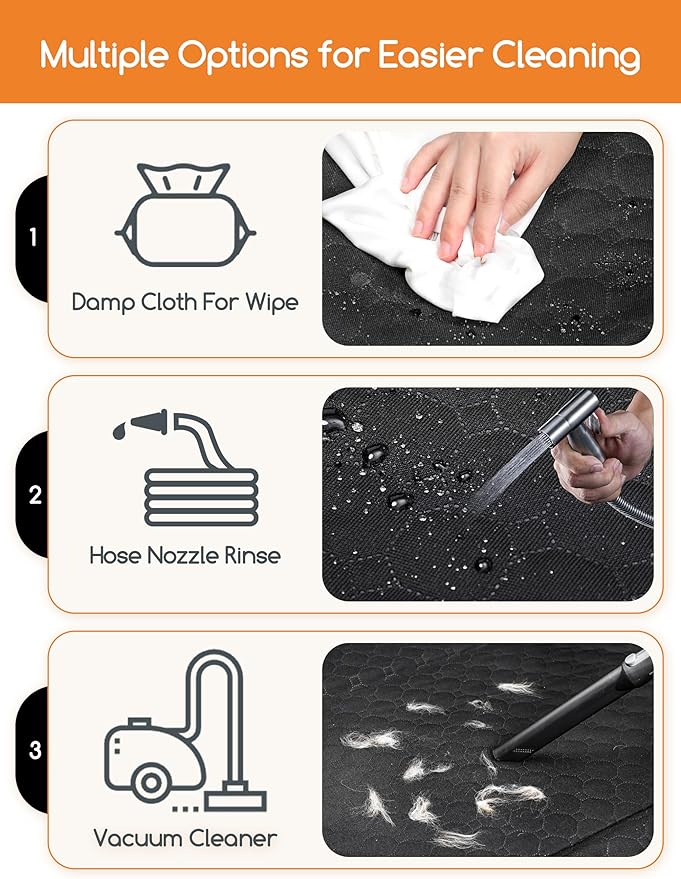 Meowant Dog Car Seat Cover for Back Seat 7 mm 330lbs, Back