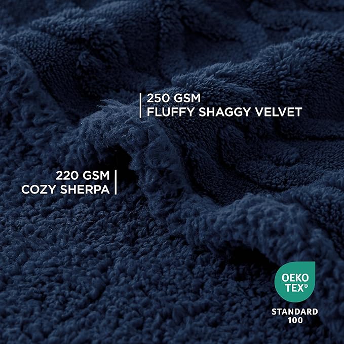 Bedsure Waterproof Dog Blankets for Medium Dogs 30"x40", Navy