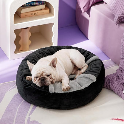 Lesure Medium Dog Bed with Cover Cave 26"