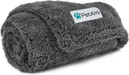 PetAmi Fluffy Waterproof Dog Blanket for Small Medium Dogs 24x32)