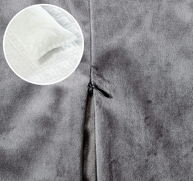 Brilliant Sunshine Premium Grey Silky Velvet Pet Sofa Bed