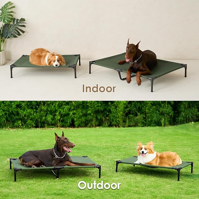 EHEYCIGA 36 Inch Elevated Dog Cot Bed Medium