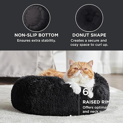 Bedsure Calming Cat Beds for Indoor Cats 20 inches, 15 lbs