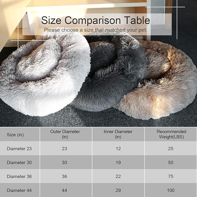 Dog Bed (44"x44"(Pack of 1), Dark