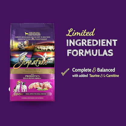 Zignature Zssential Limited Ingredient Formula Small Bites Dry Dog Food 12.5lb