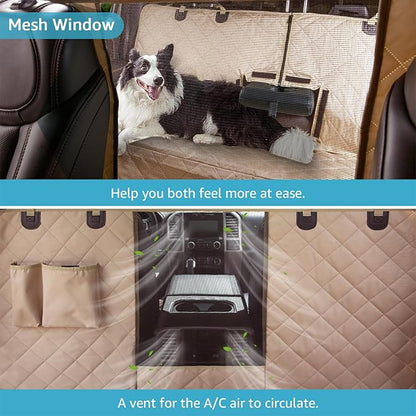 Lassie 4 in 1 Full Coverage Dog Car Floor Hammock 100% Waterproof