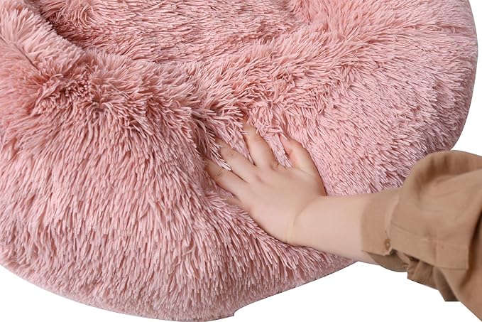 BinetGo Dog Bed Calming Cat and Dog Beds 24 inches