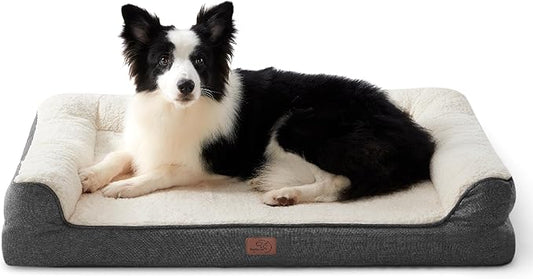 Bedsure Memory Foam Dog Bed for Large Dogs