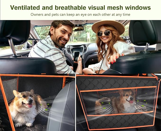 Pecute Back Seat Extender for Dogs 330lb, Back