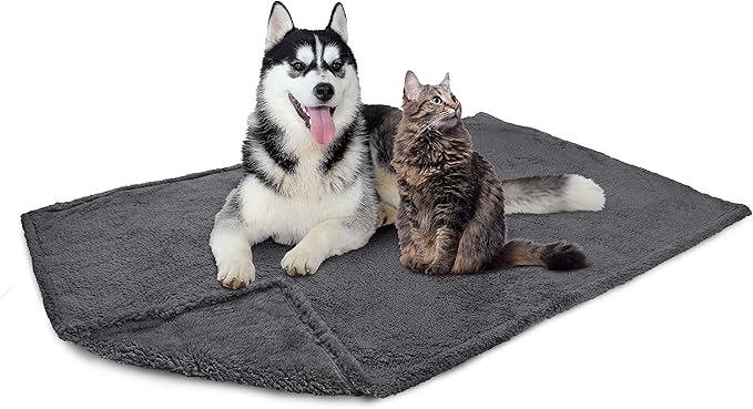 PetAmi Fluffy Waterproof Dog Blanket Fleece 60x80)