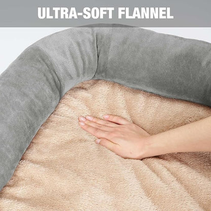 Veehoo XXXL Dog Bed for Large Dogs 4-Sides Bolster